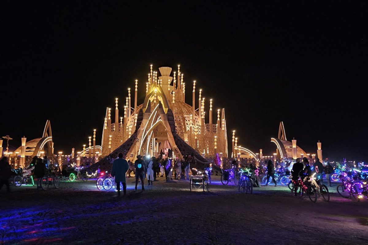 burning man temple 2024 night burning man temple 2024 night